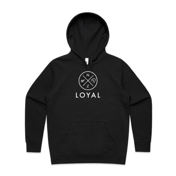Loyal Hipster - Womens Stencil Hood Thumbnail