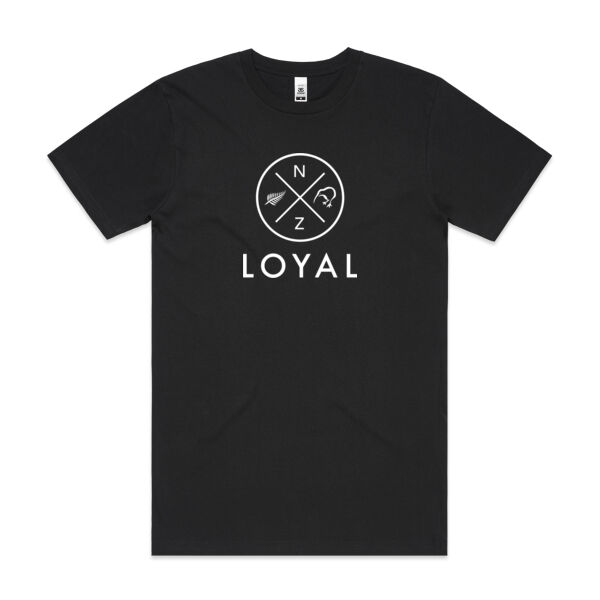 Loyal Hipster - Mens Block T shirt Thumbnail
